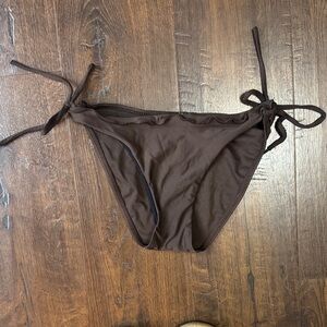 Guess Brown Tie-Side Bikini Bottom